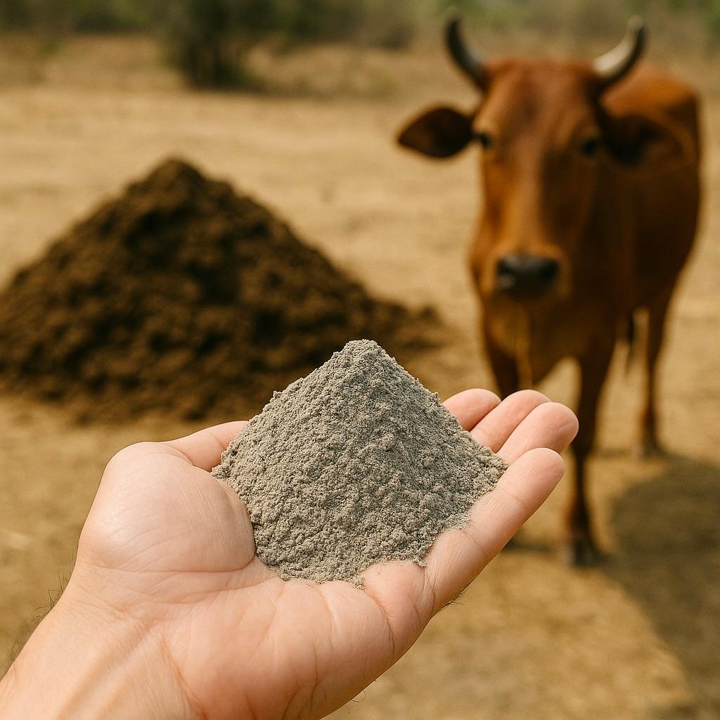 Cow Dung Ash from Desi Cows (Pack of 2)