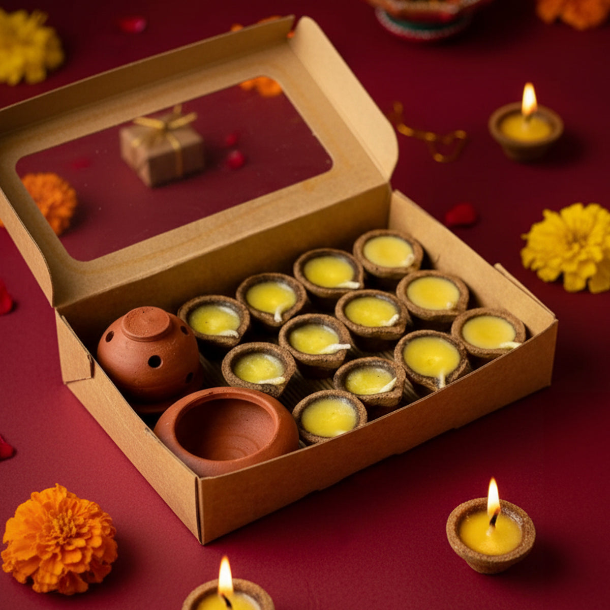 Panchagavya Ghee Diye - Cow Dung